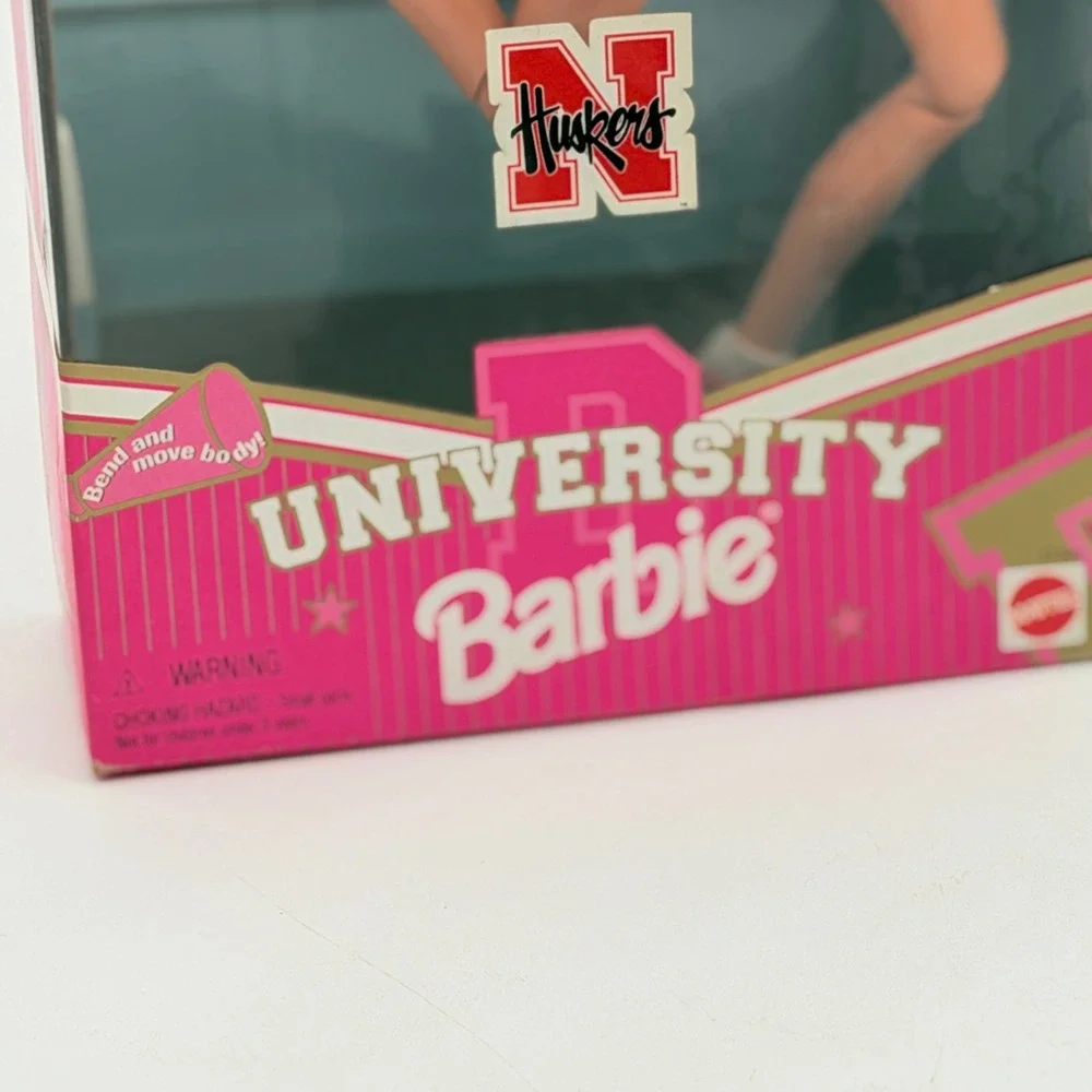 Mattel University Barbie Nebraska Huskers Special Edition Cheerleader Doll 17193